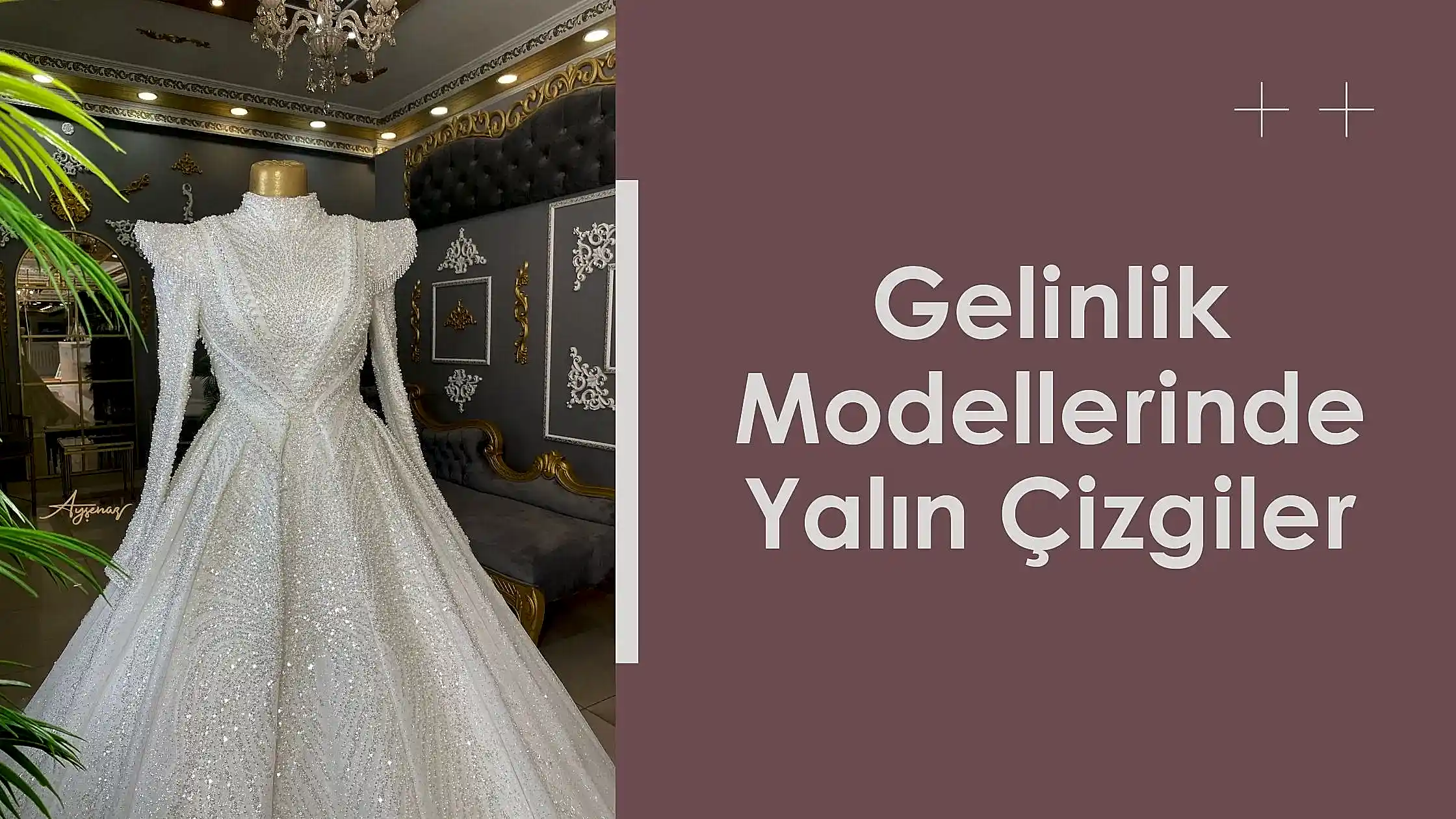 Gelinlik Modellerinde Yalın Çizgiler