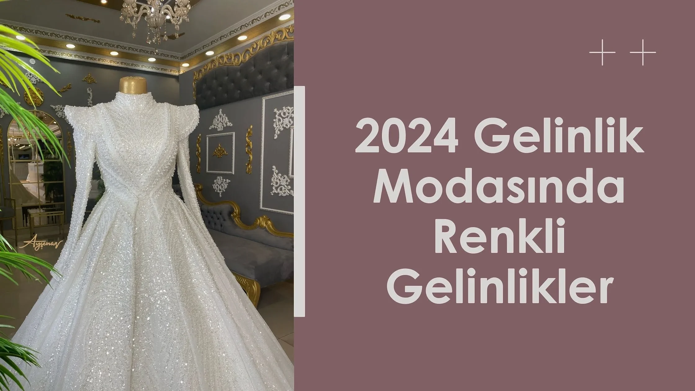 2024 Gelinlik Modasında Renkli Gelinlikler
