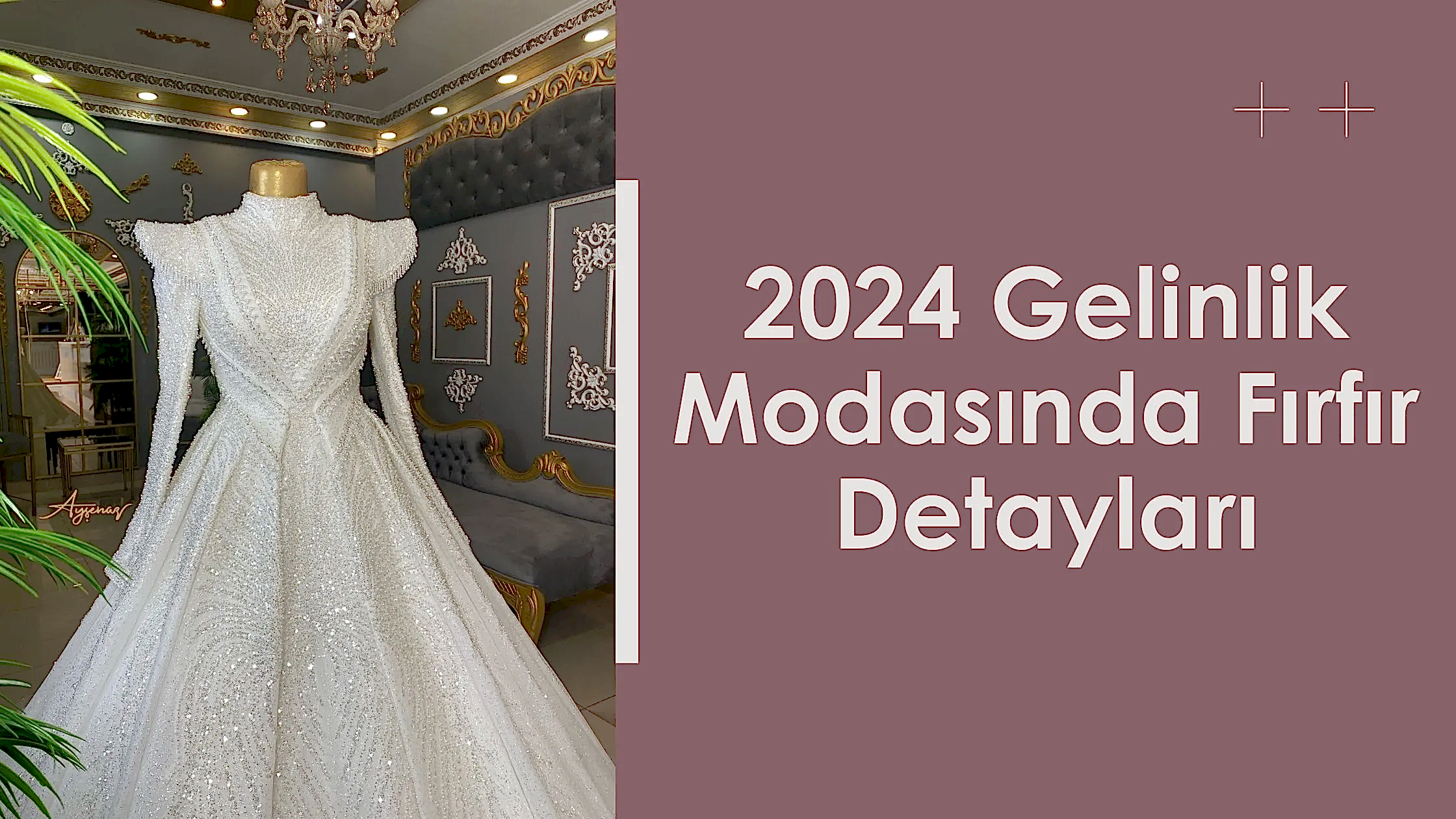 2024 Gelinlik Modasında Fırfır Detayları