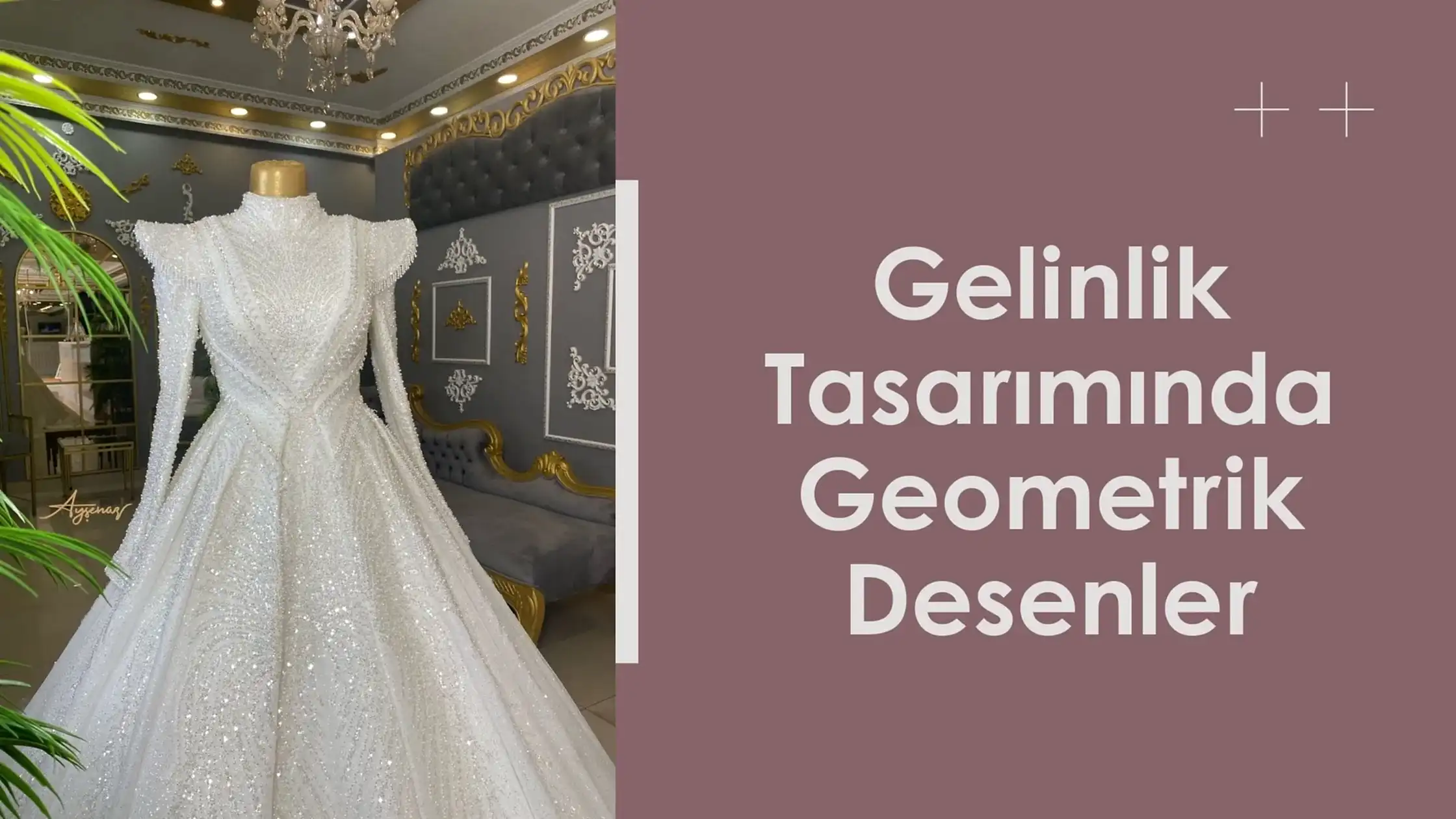 Gelinlik Tasarımında Geometrik Desenler