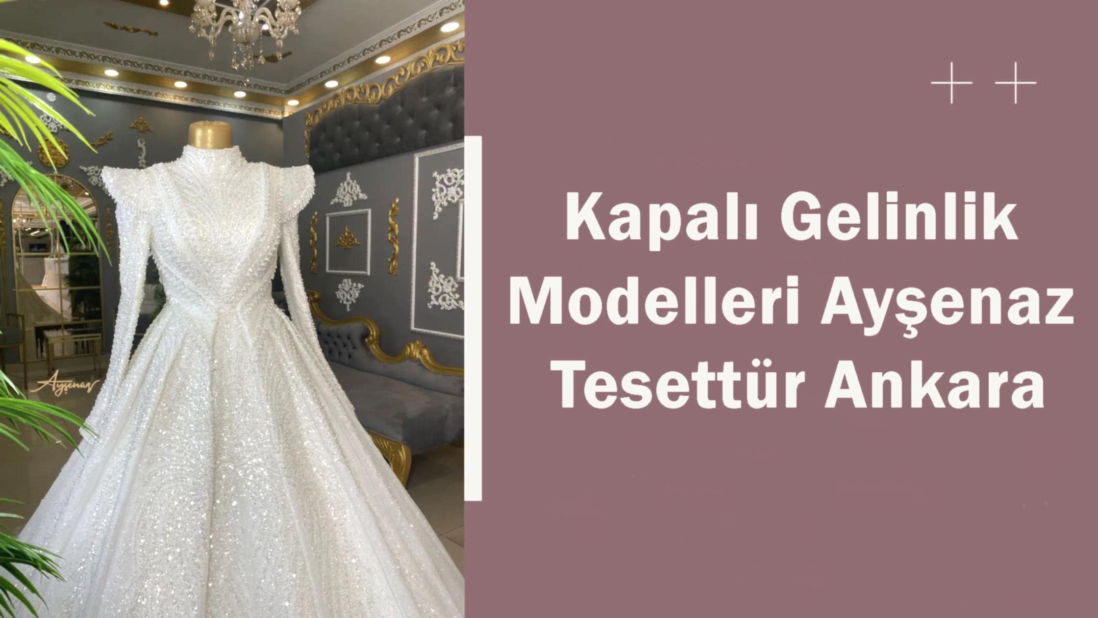 Kapalı Gelinlik Modelleri Ayşenaz Tesettür Ankara