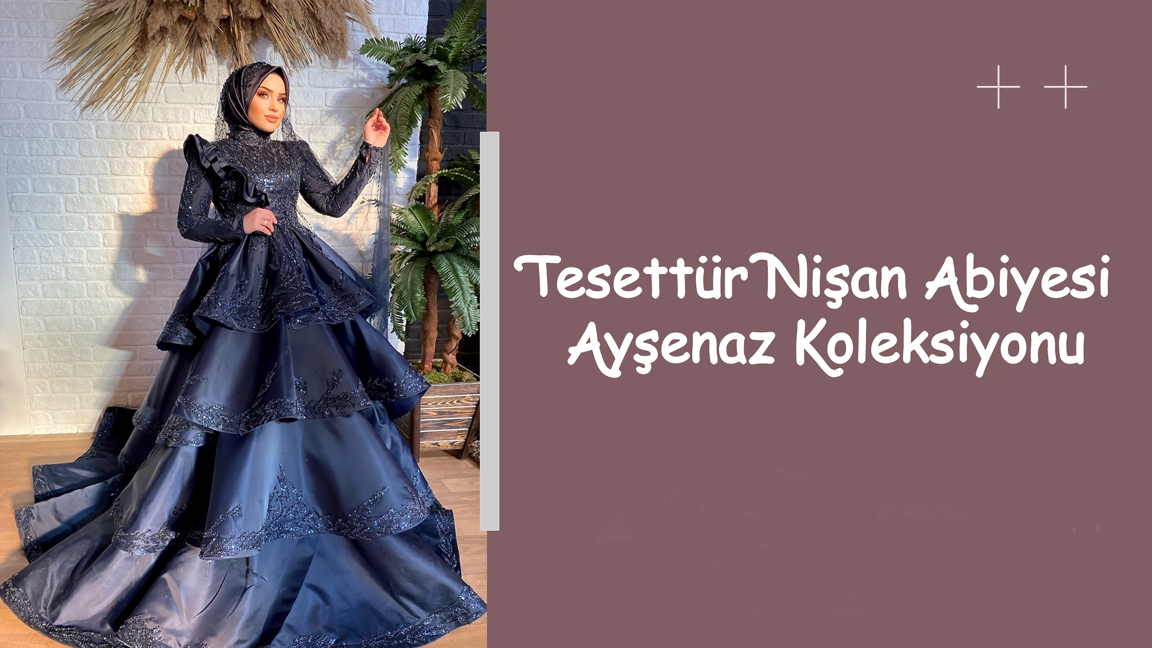 Tesettür Nişan Abiyesi Ayşenaz Koleksiyonu