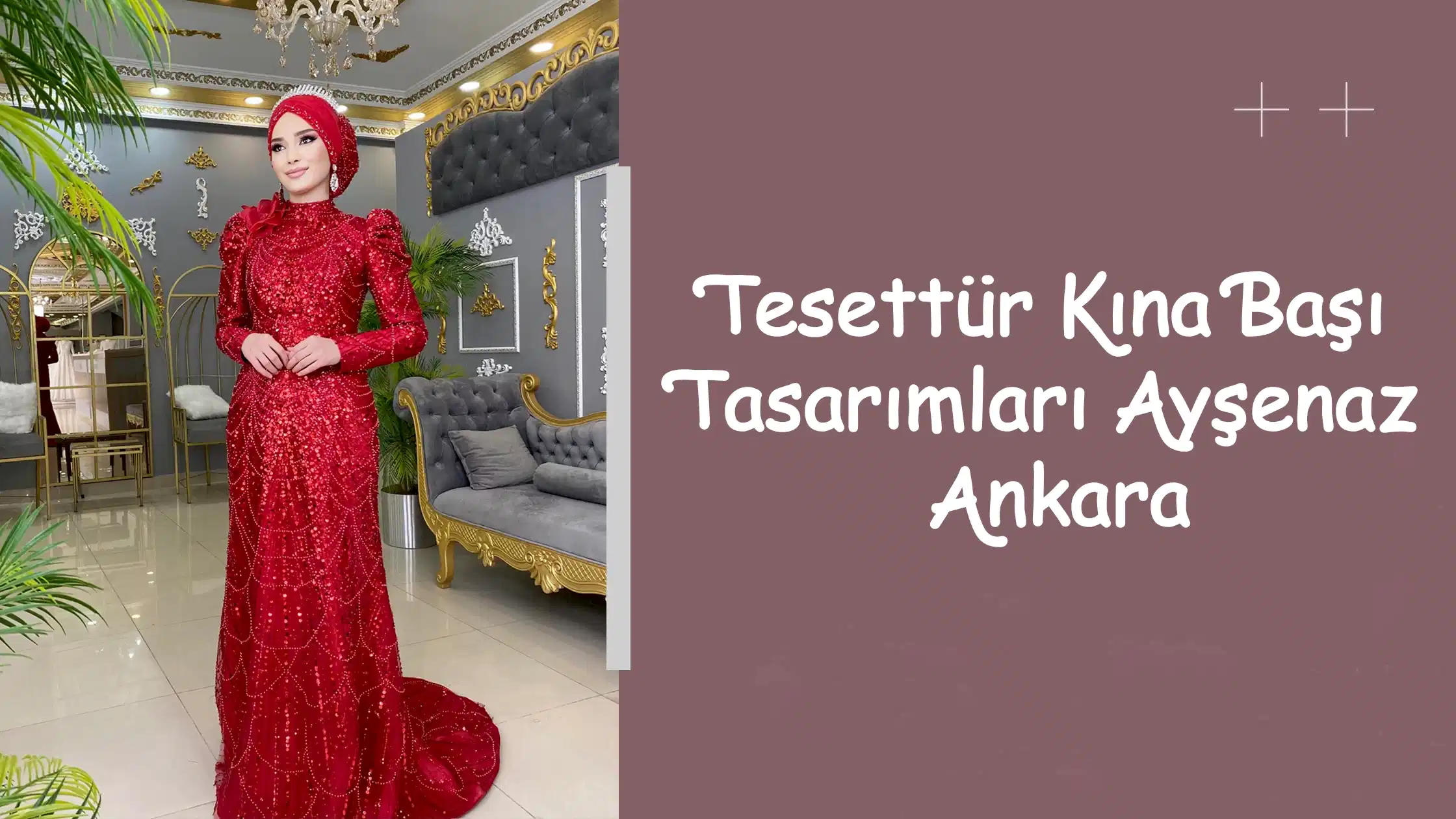 Tesettür Kına Başı Tasarımları Ayşenaz Ankara
