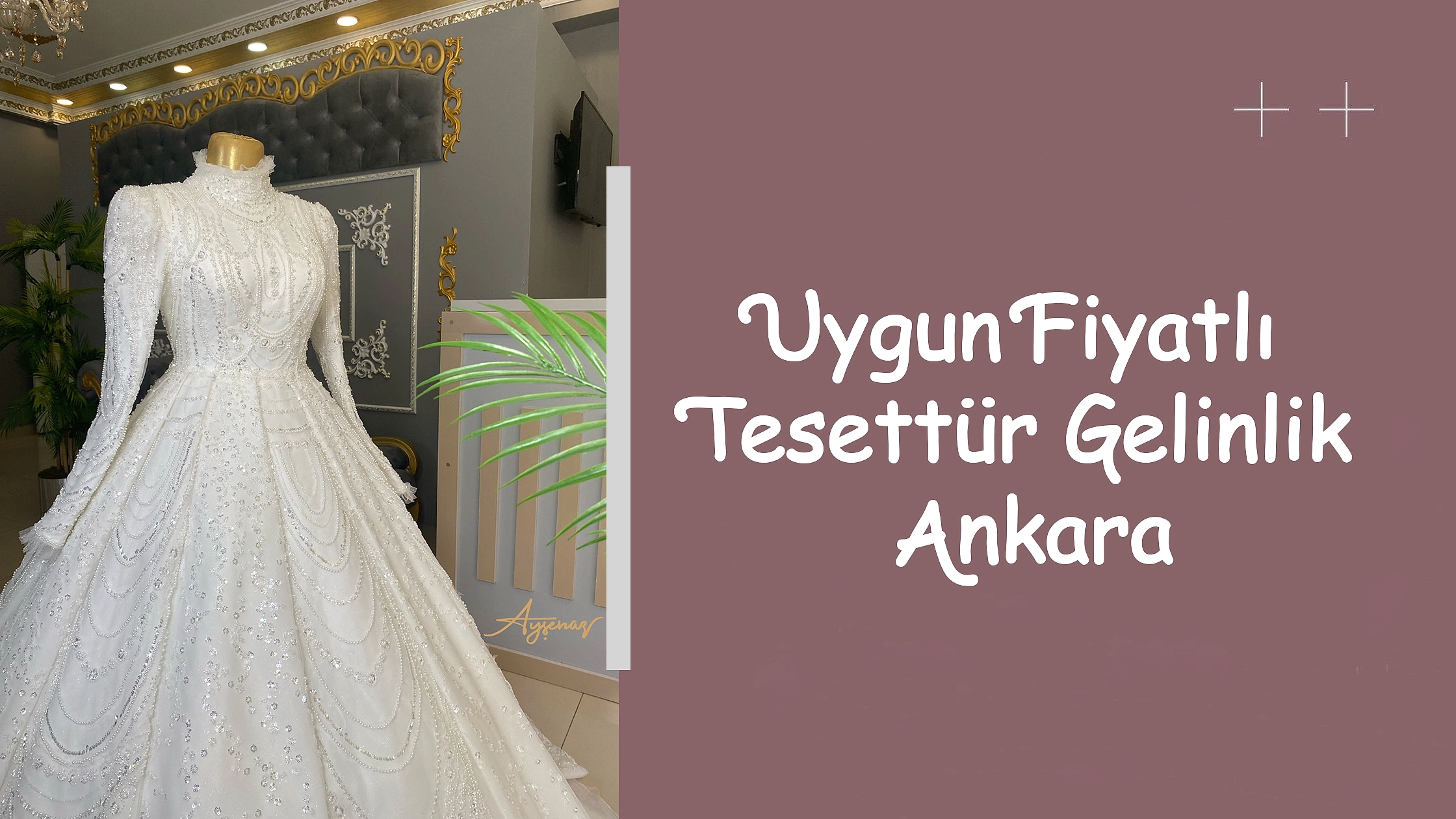 Uygun Fiyatlı Tesettür Gelinlik Ankara