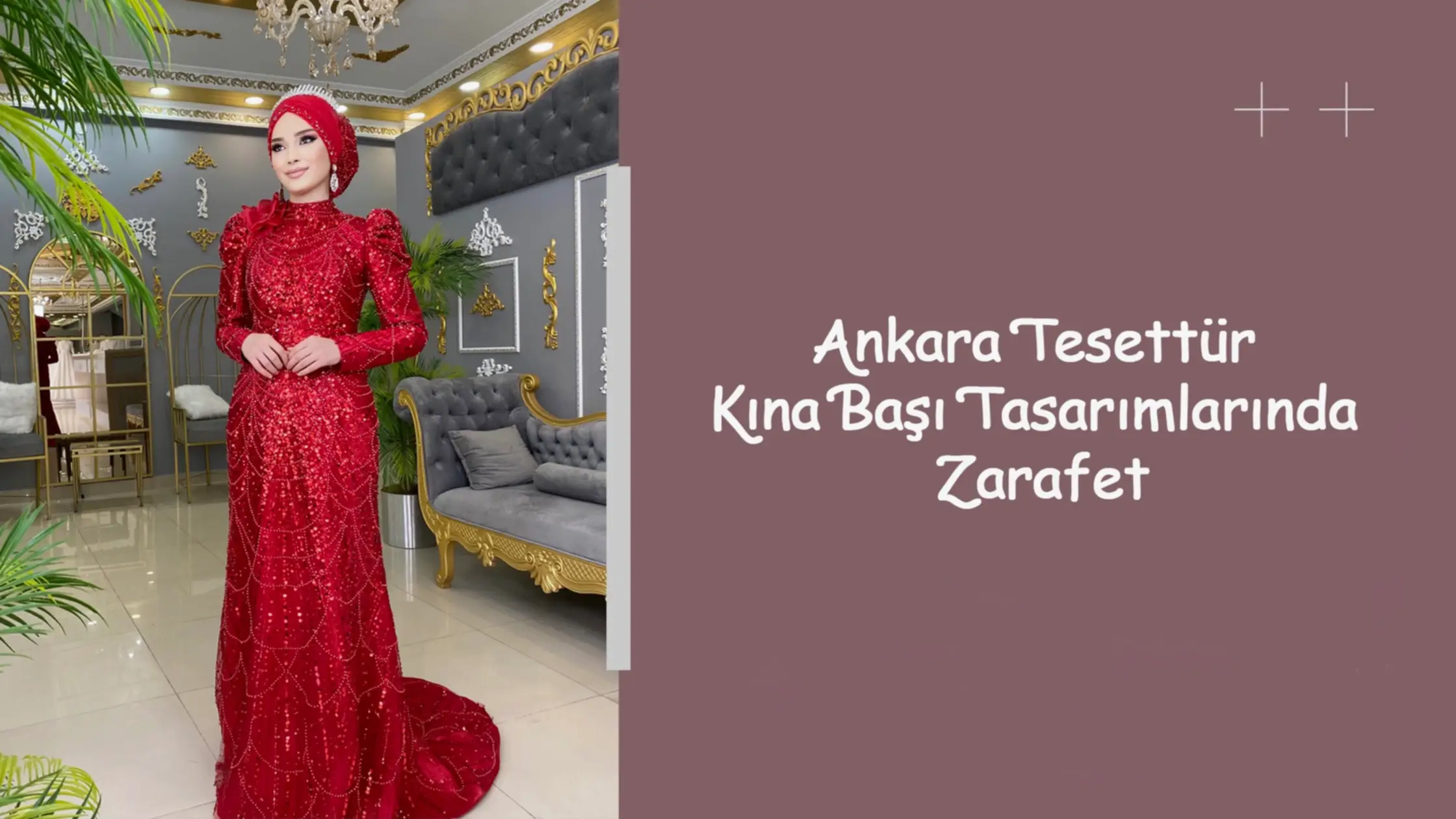 Ankara Tesettür Kına Başı Tasarımlarında Zarafet