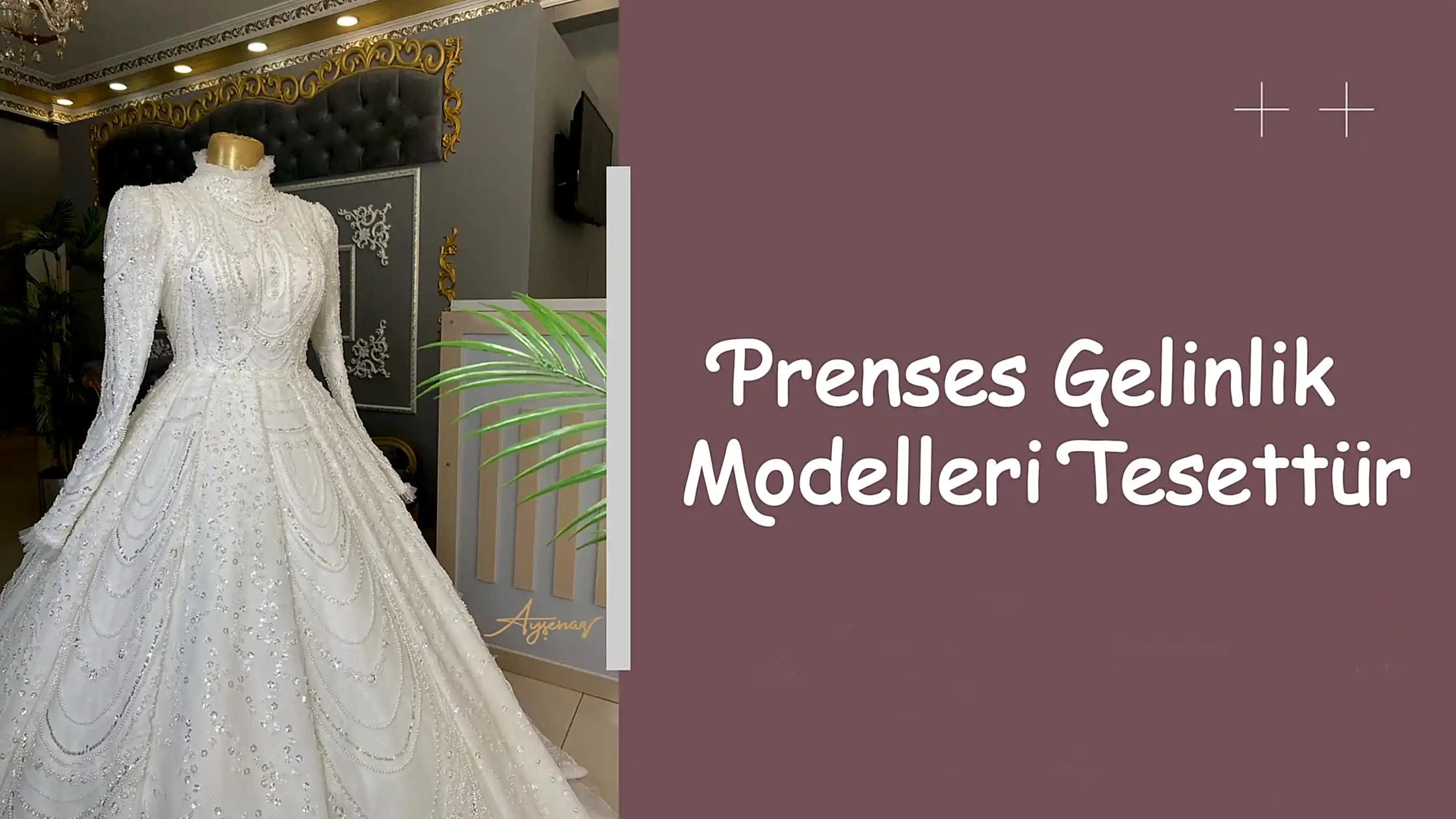Prenses Gelinlik Modelleri Tesettür