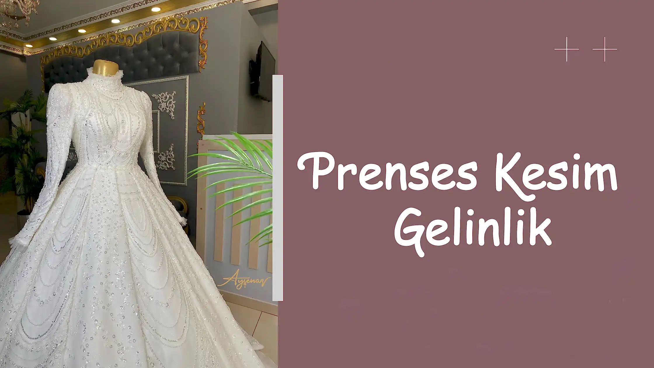 Prenses Kesim Gelinlik