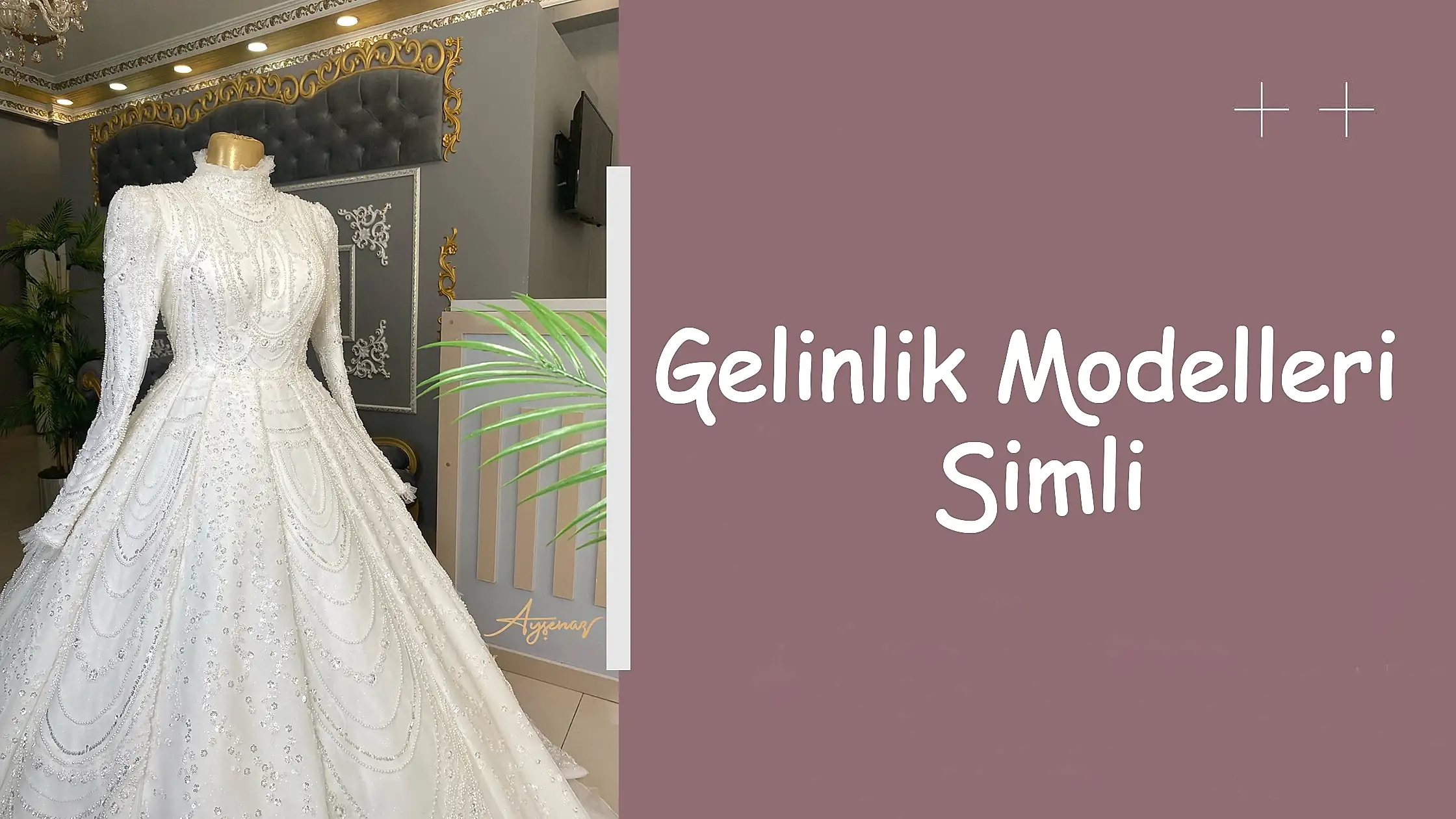 Gelinlik Modelleri Simli