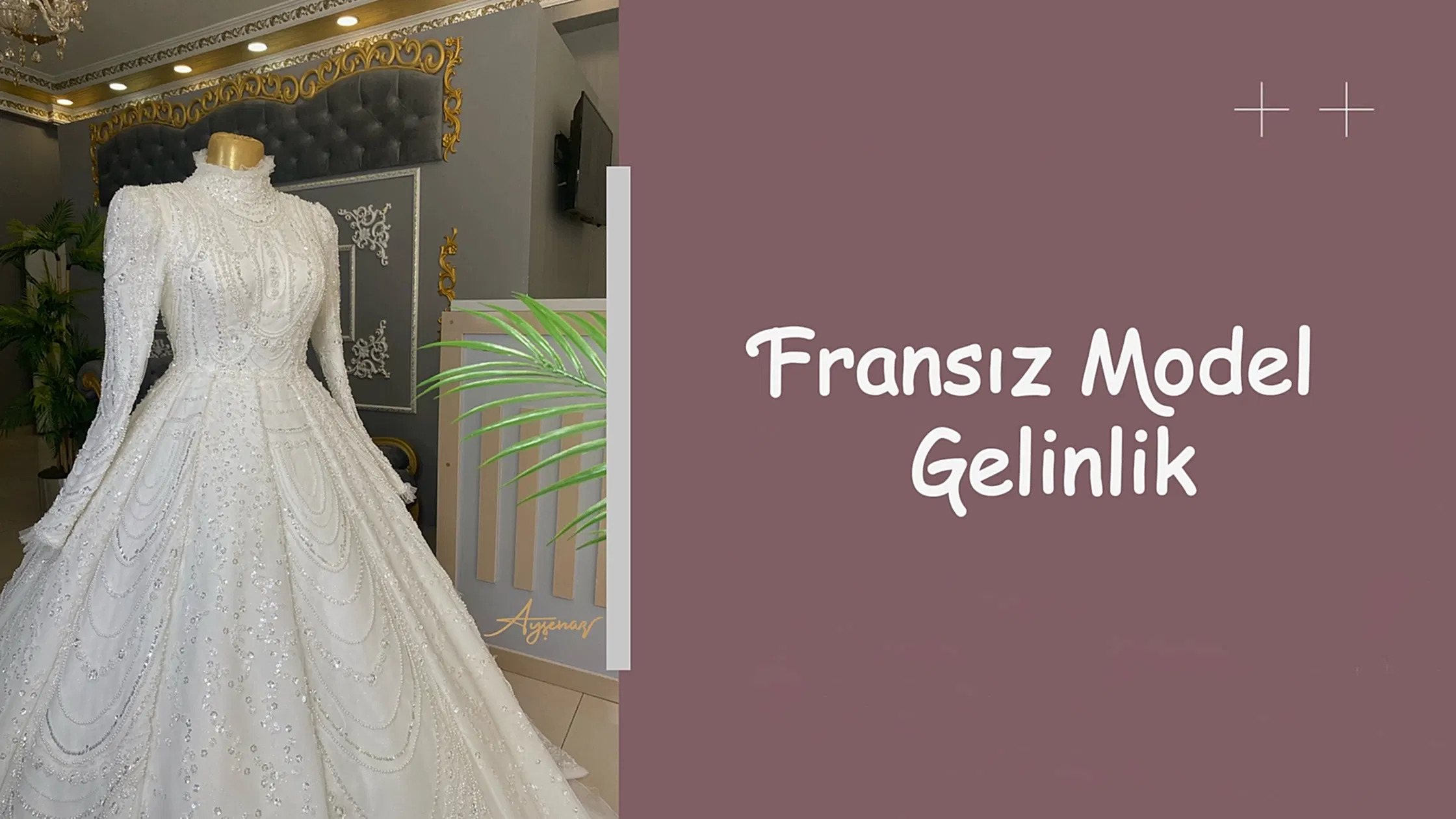Fransız Model Gelinlik