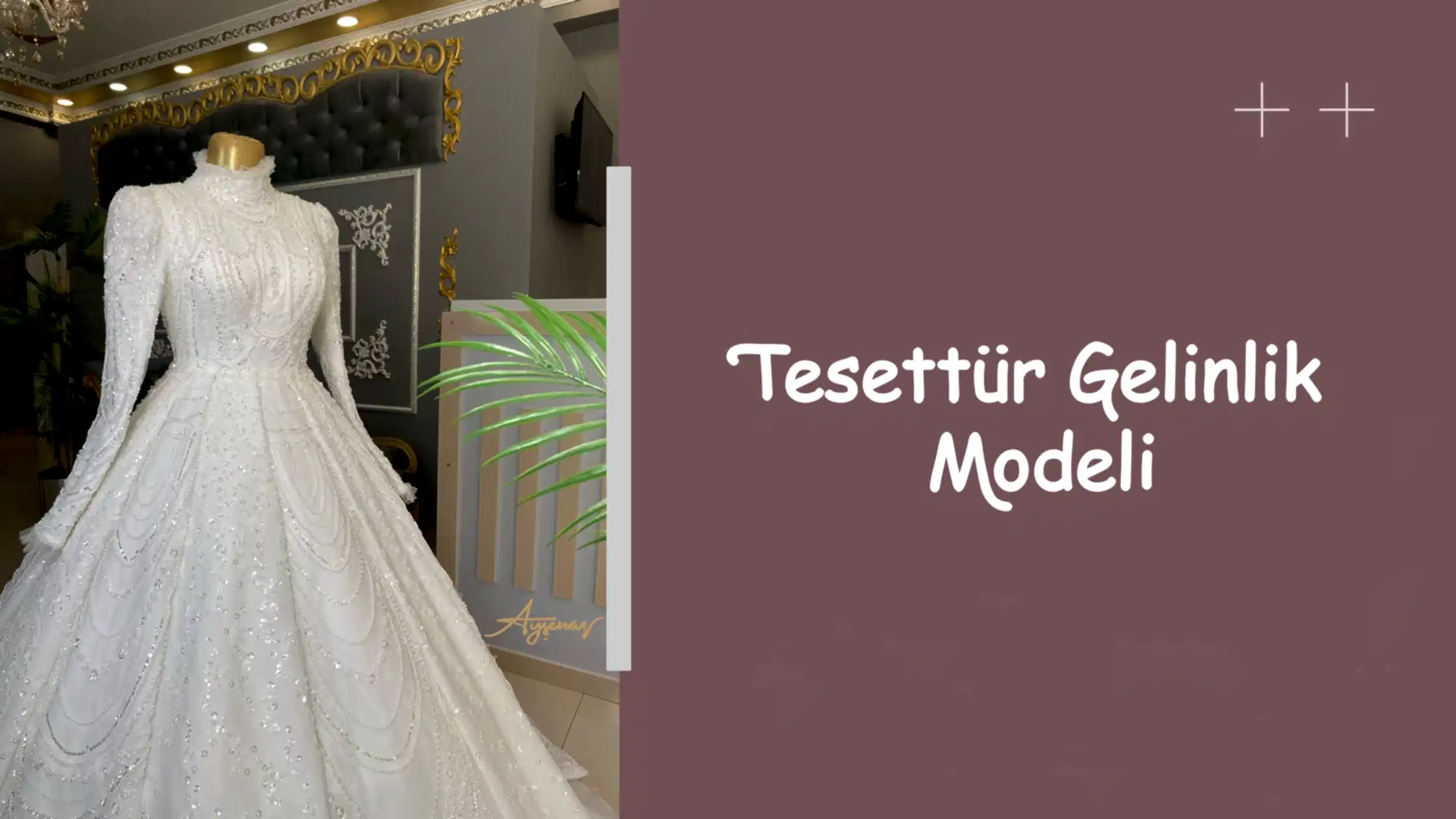 Tesettür Gelinlik Modeli