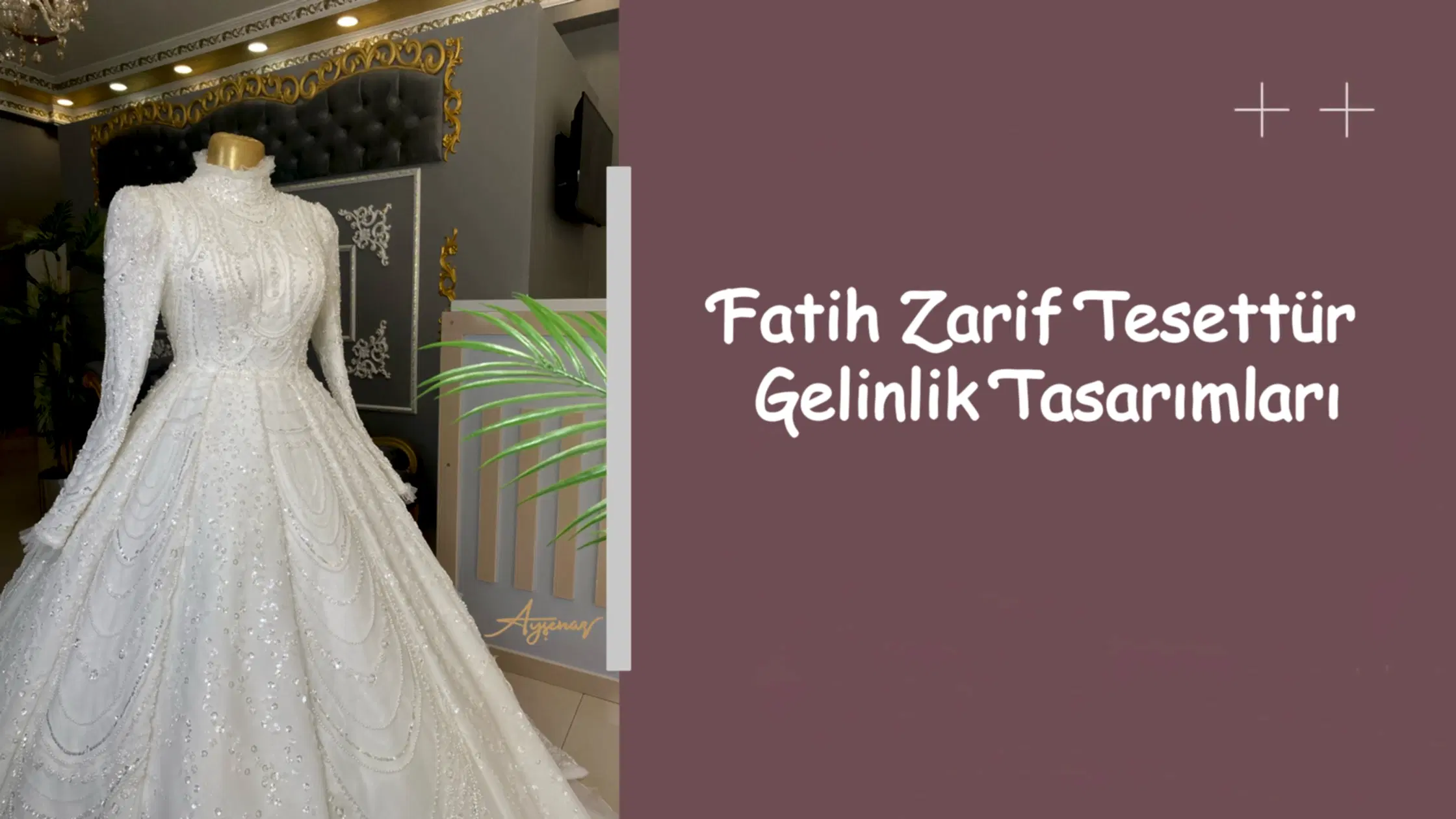 Fatih Zarif Tesettür Gelinlik Tasarımları