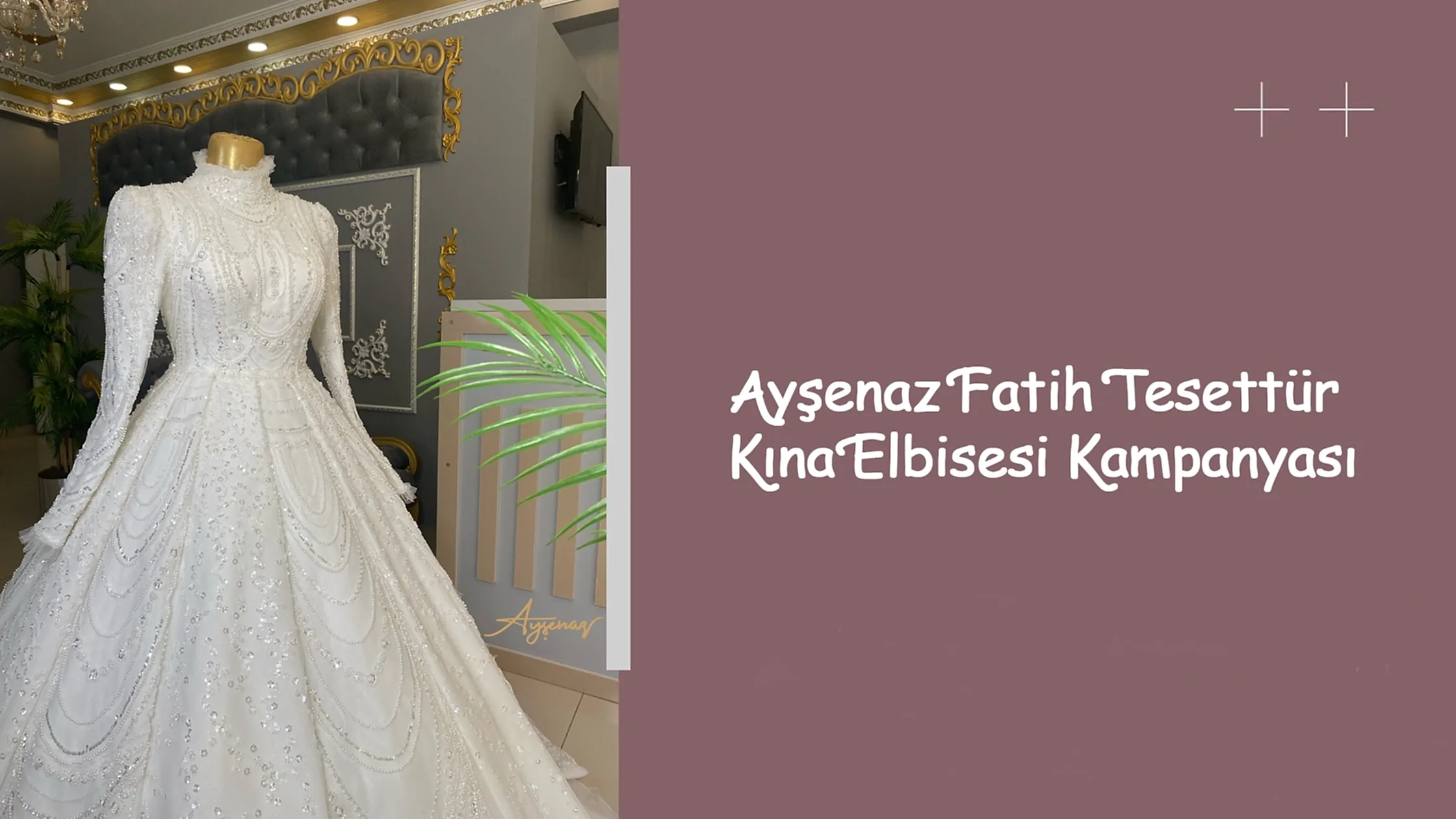 Ayşenaz Fatih Tesettür Kına Elbisesi Kampanyası