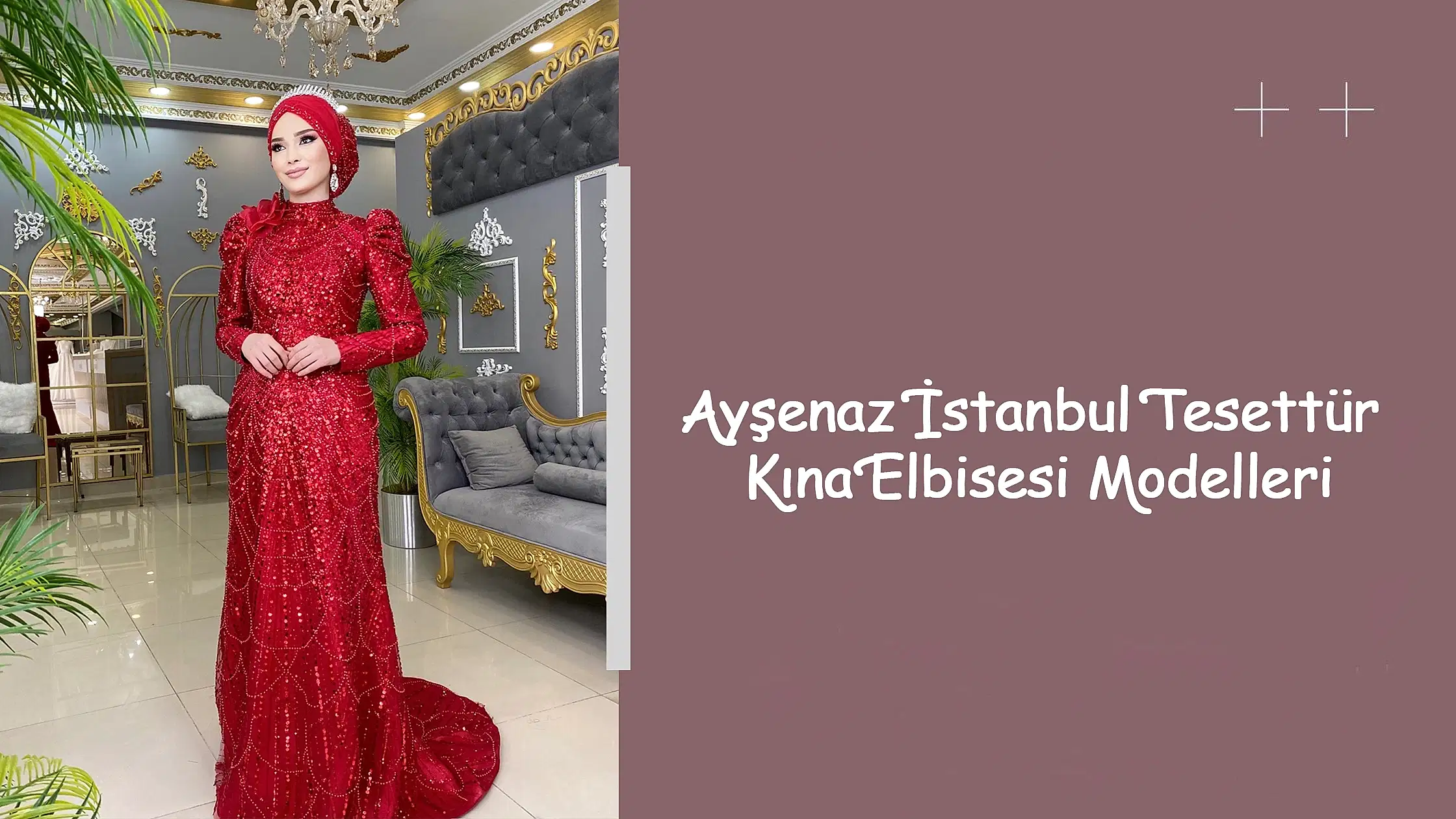Ayşenaz İstanbul Tesettür Kına Elbisesi Modelleri