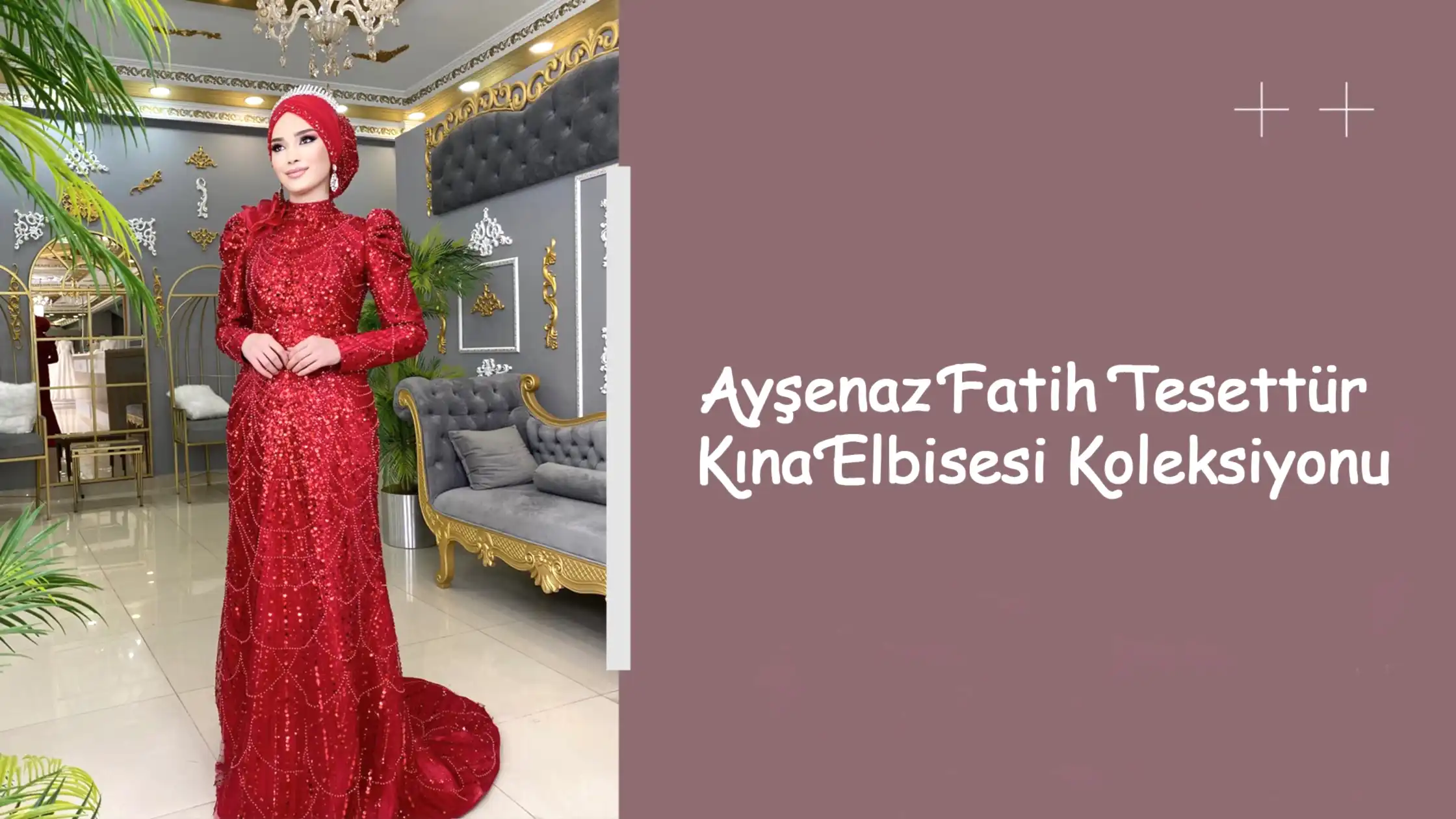 Ayşenaz Fatih Tesettür Kına Elbisesi Koleksiyonu