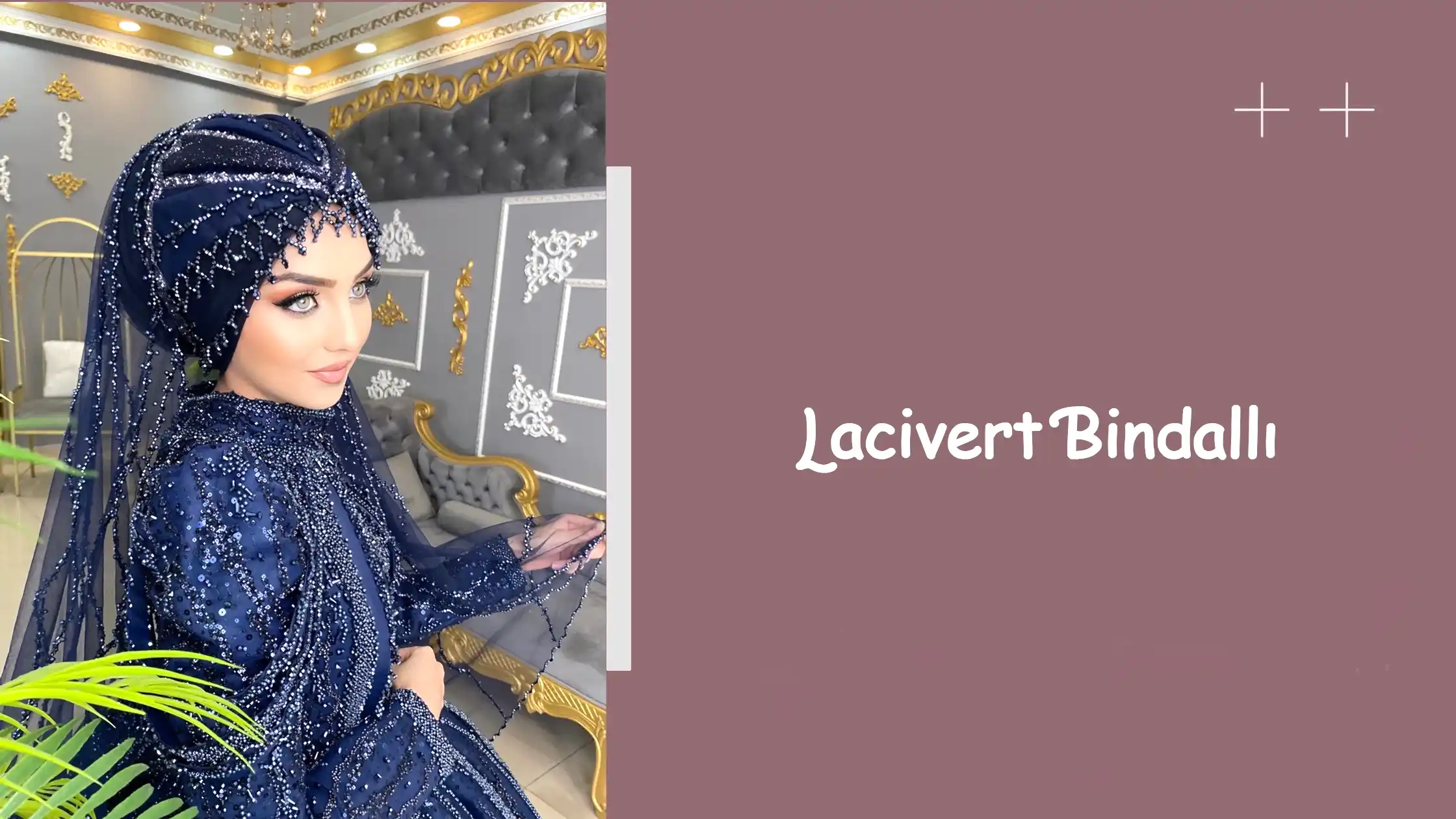 Lacivert Bindallı