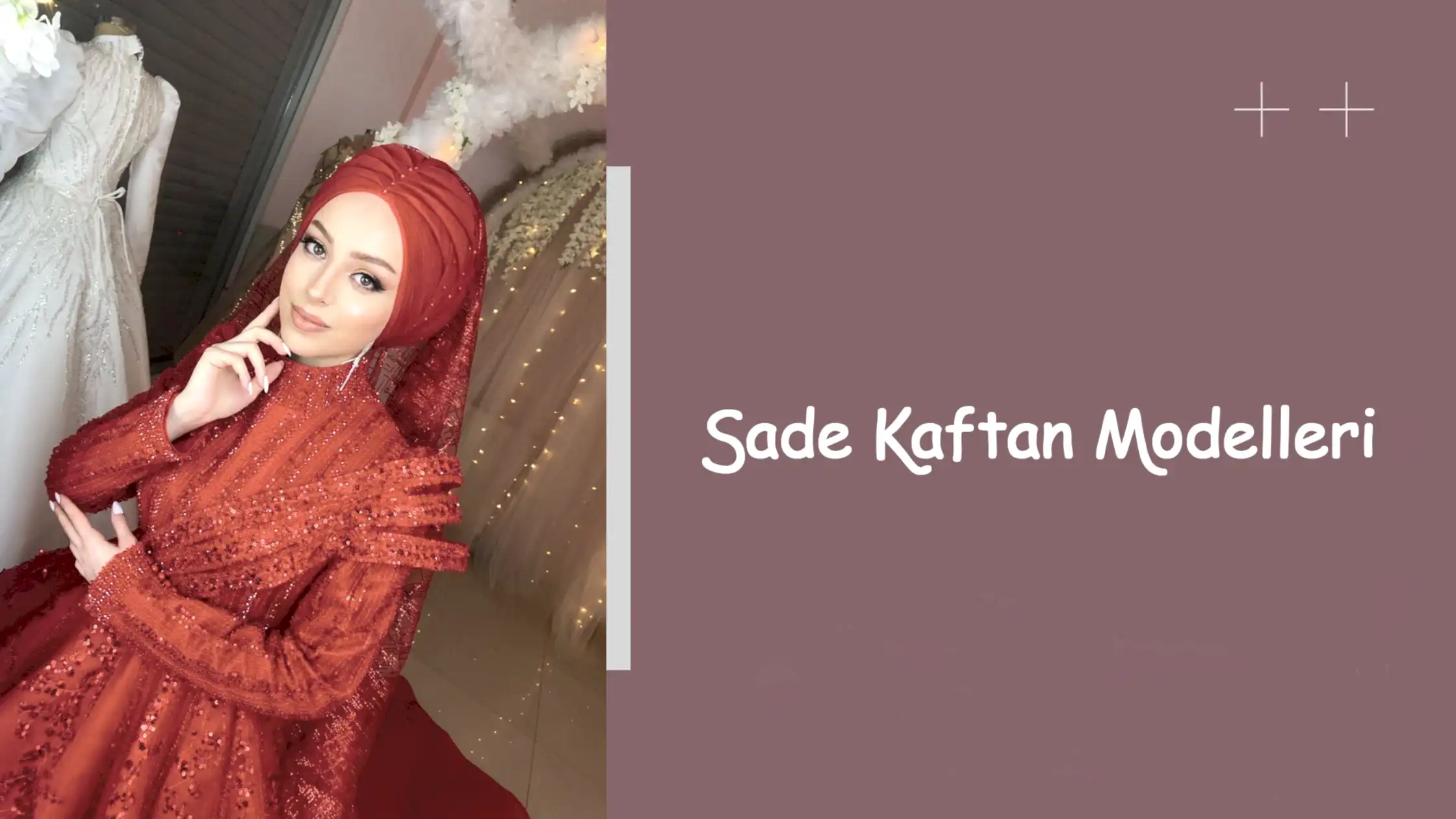 Sade Kaftan Modelleri