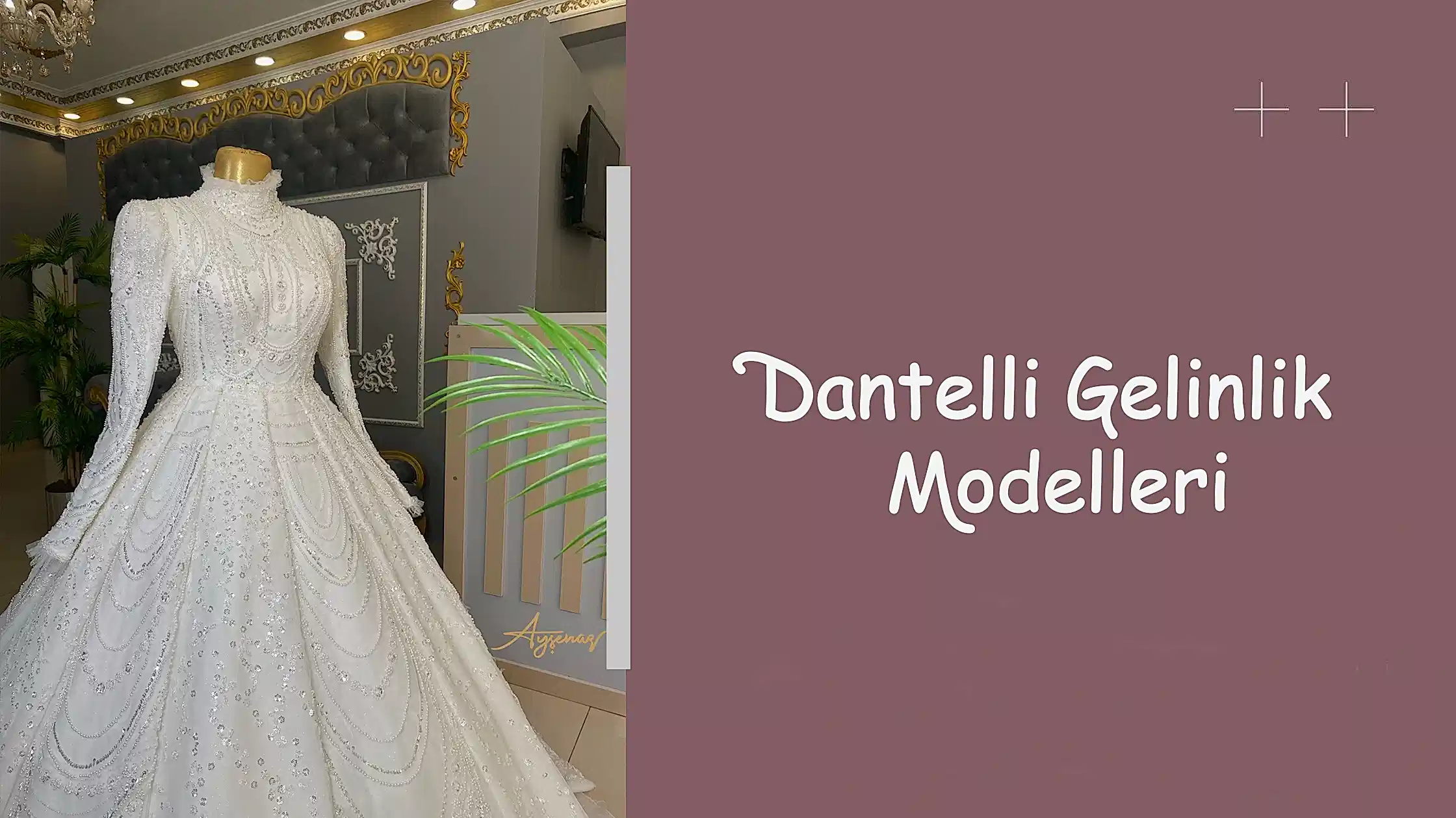 Dantelli Gelinlik Modelleri