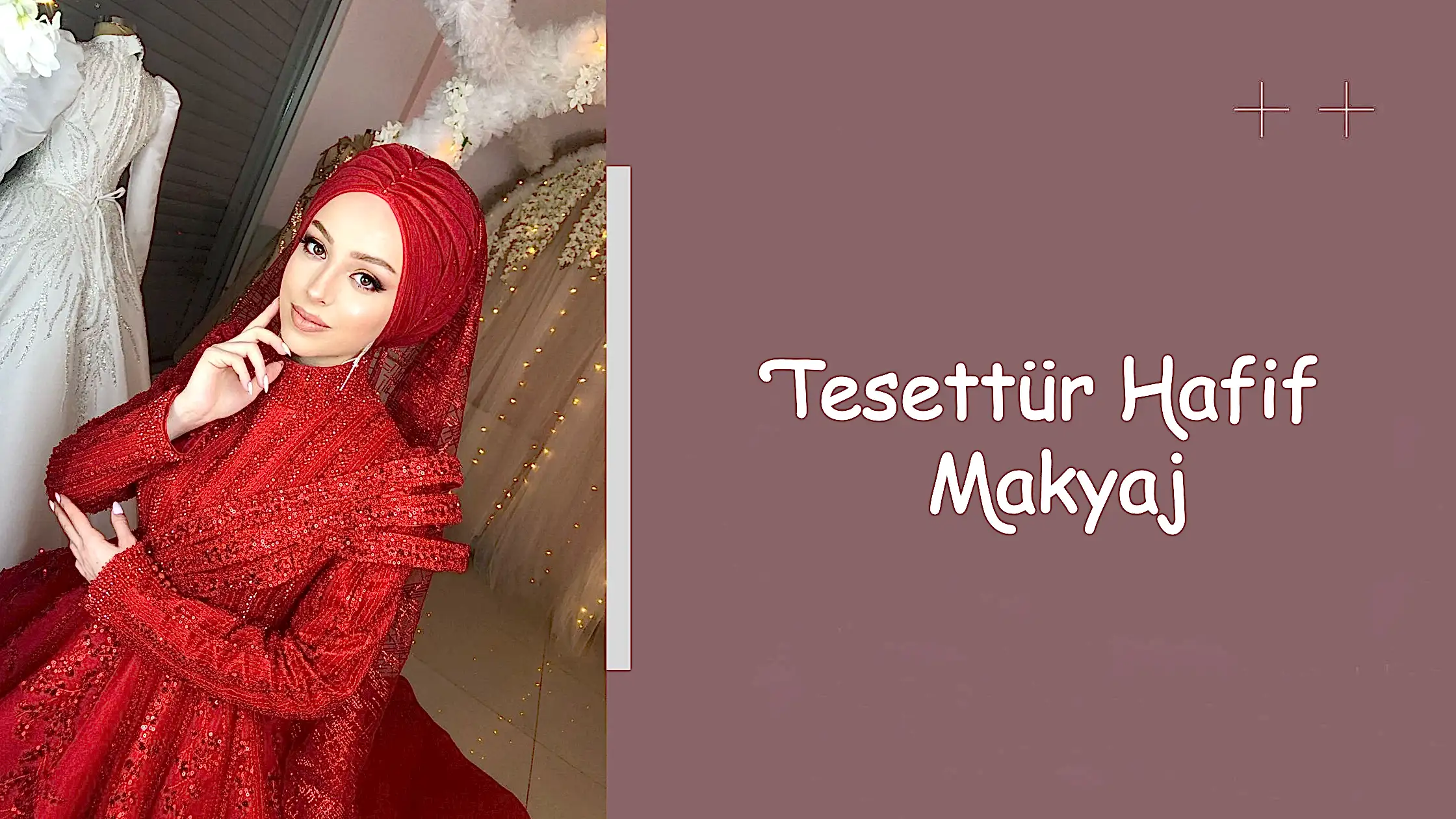 Tesettür Hafif Makyaj