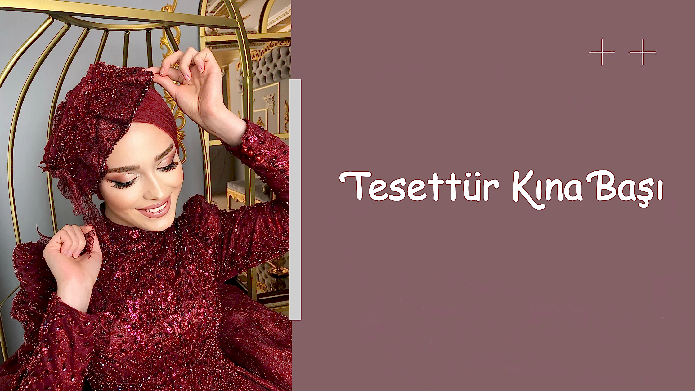 Tesettür Kına Başı