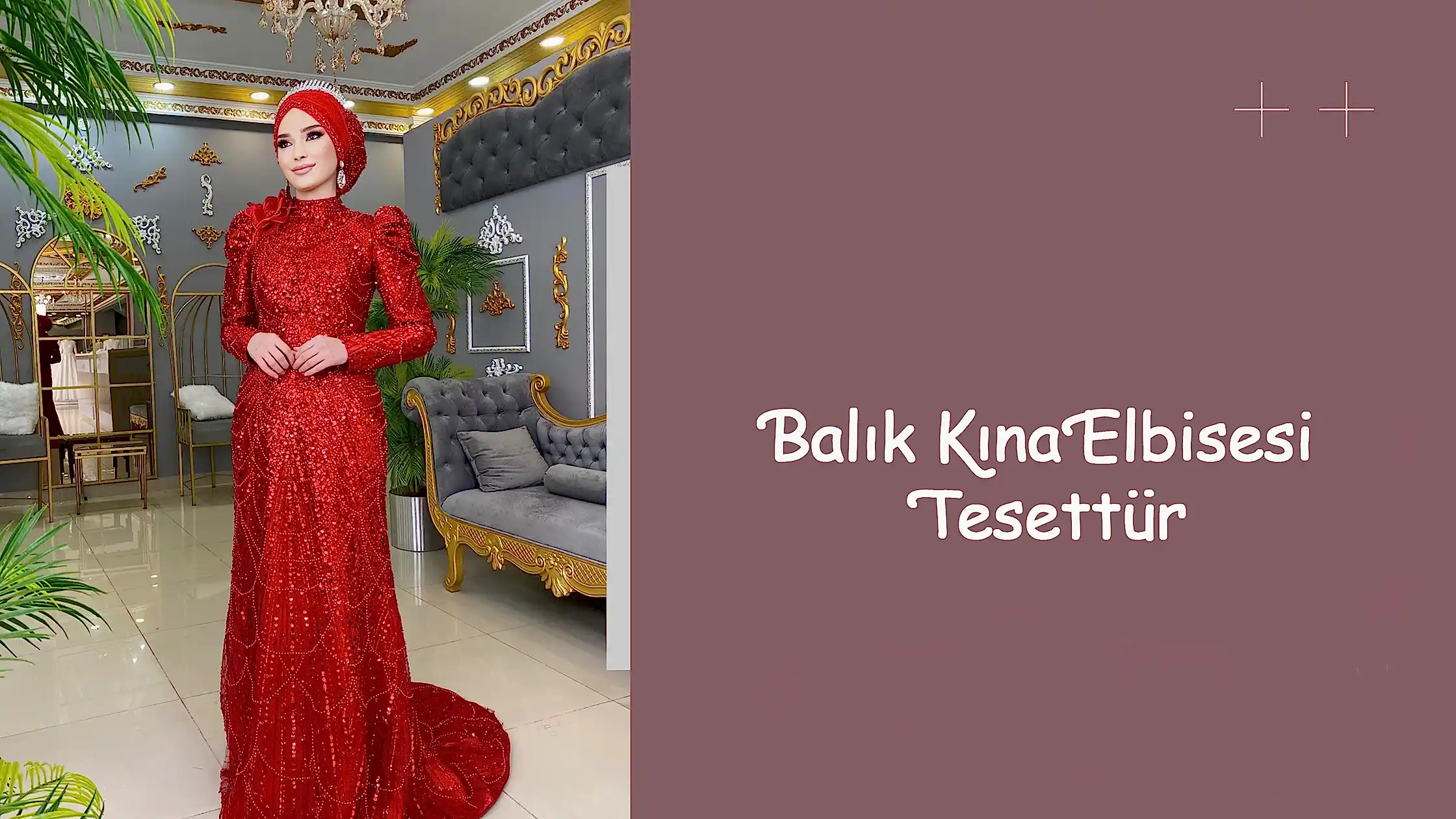 Balık Kına Elbisesi Tesettür