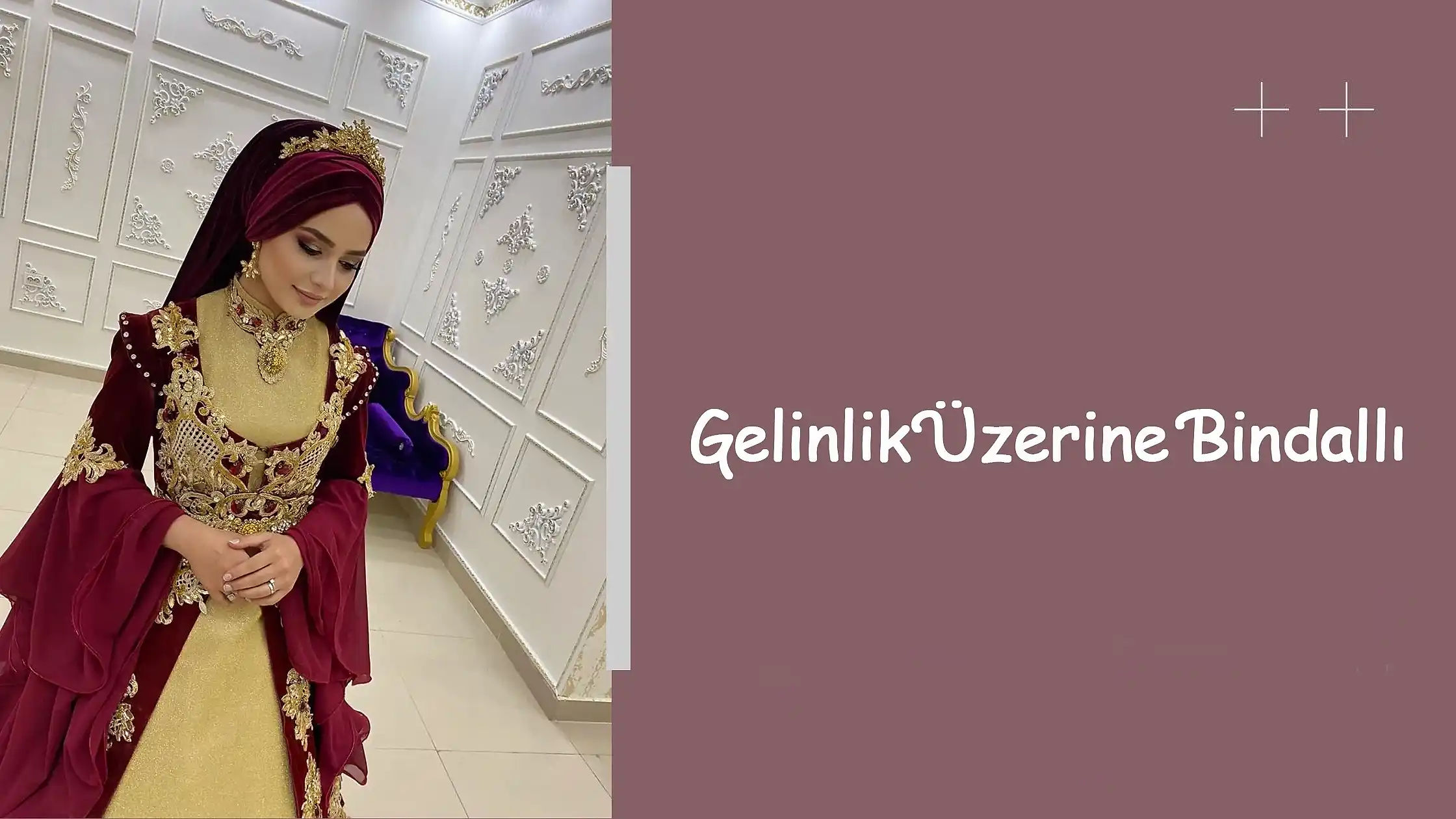 Gelinlik Üzerine Bindallı