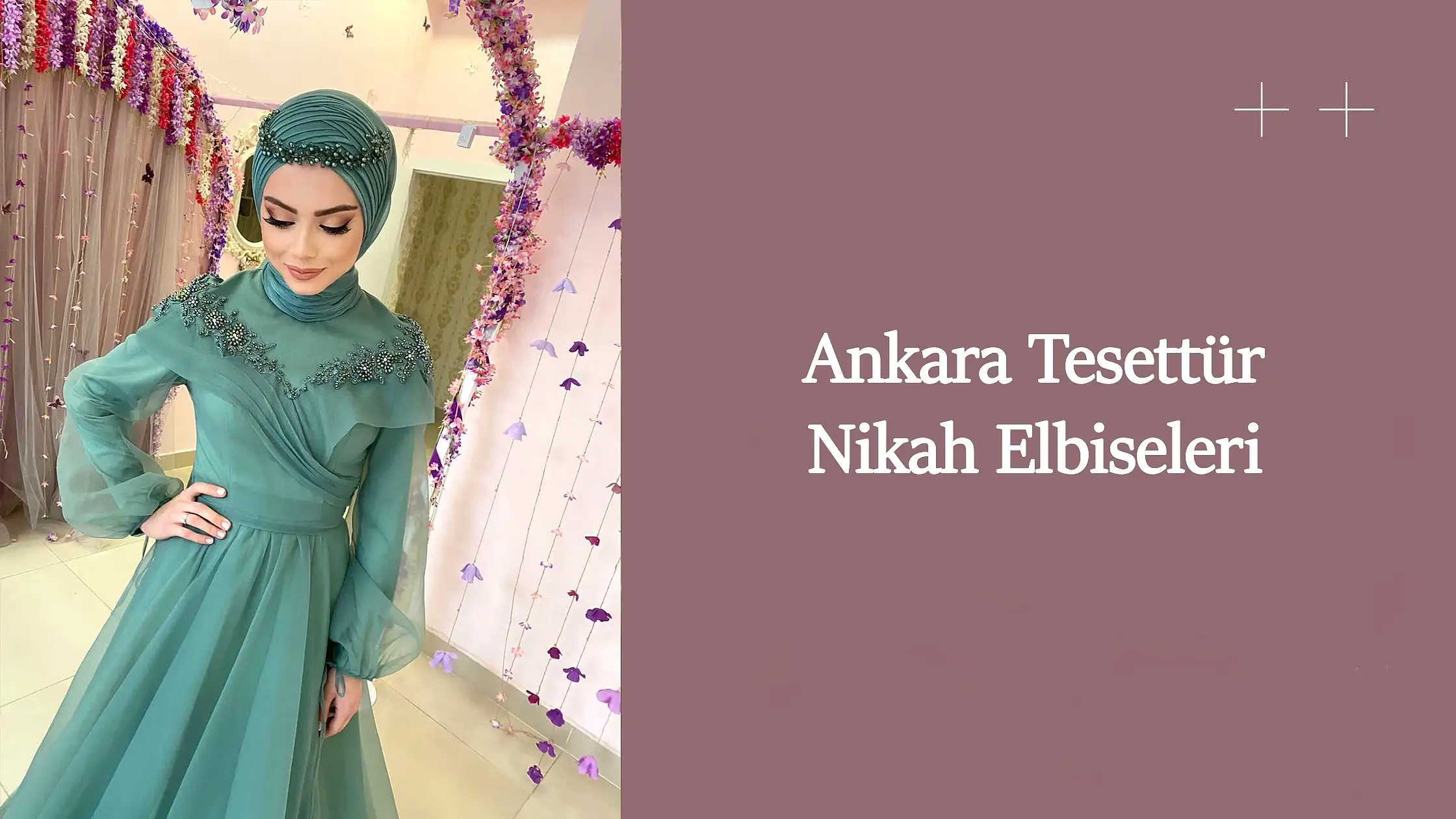Ankara tesettür nikah elbiseleri