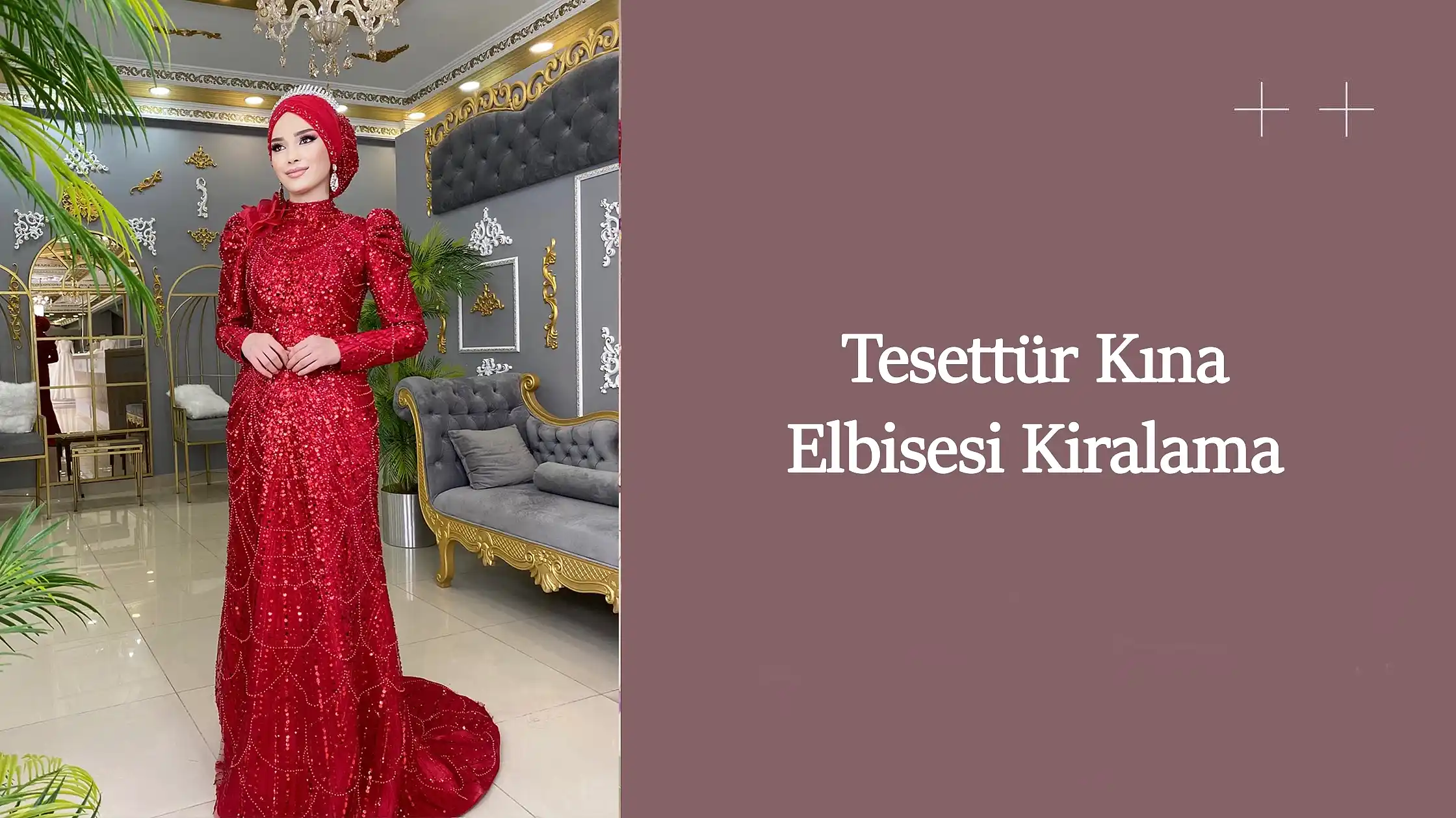 Tesettür kına elbisesi kiralama