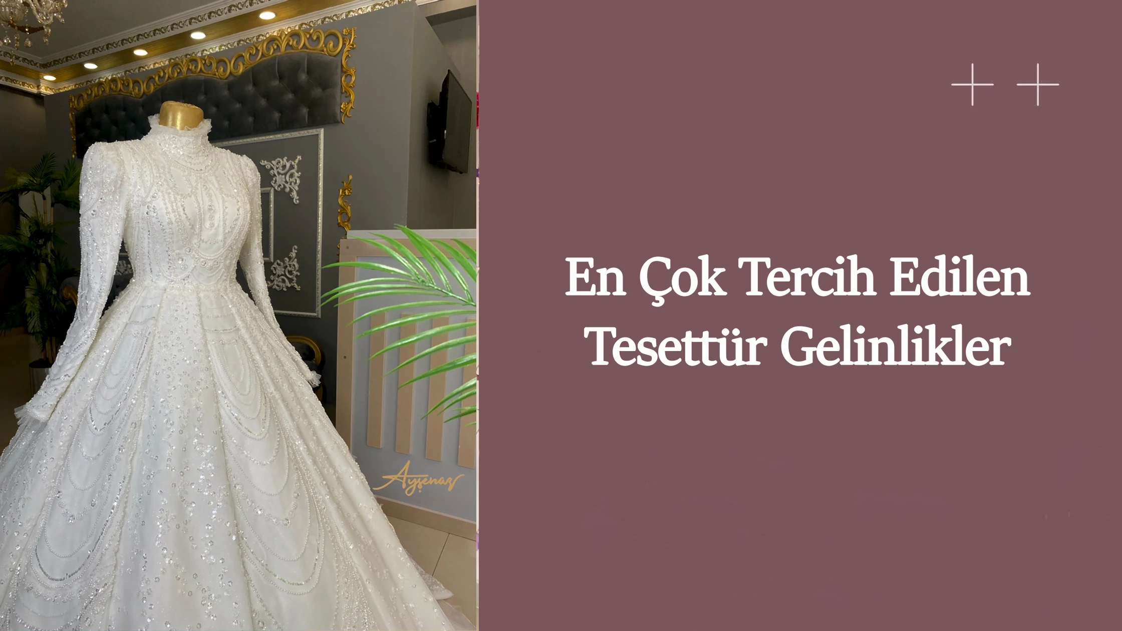 En çok tercih edilen tesettür gelinlikler