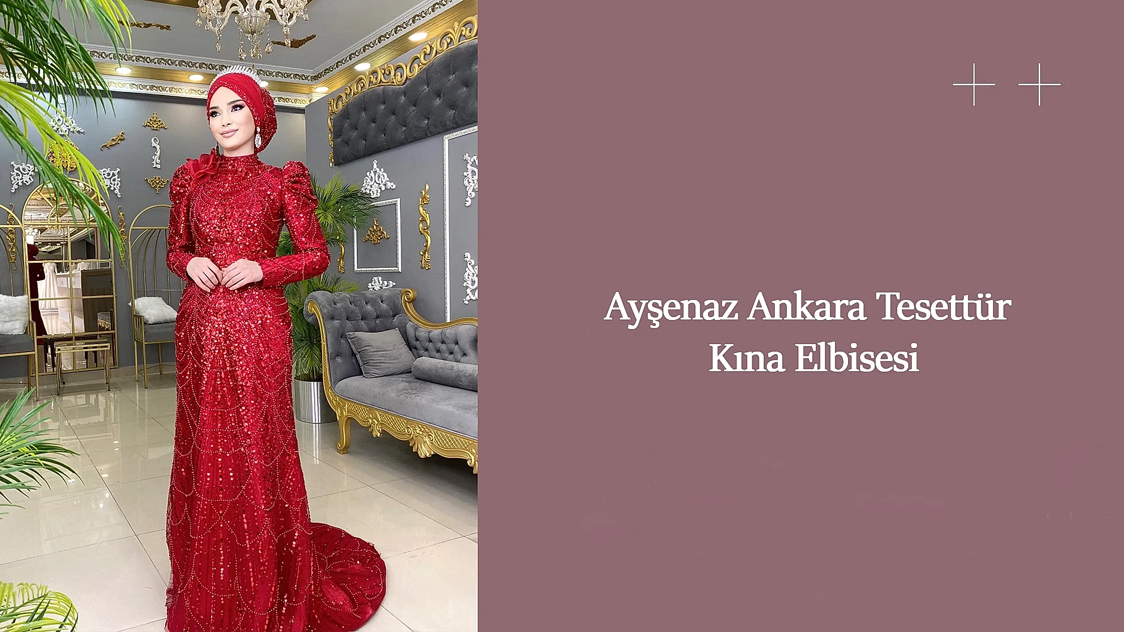 Ayşenaz Ankara Tesettür Kına Elbisesi